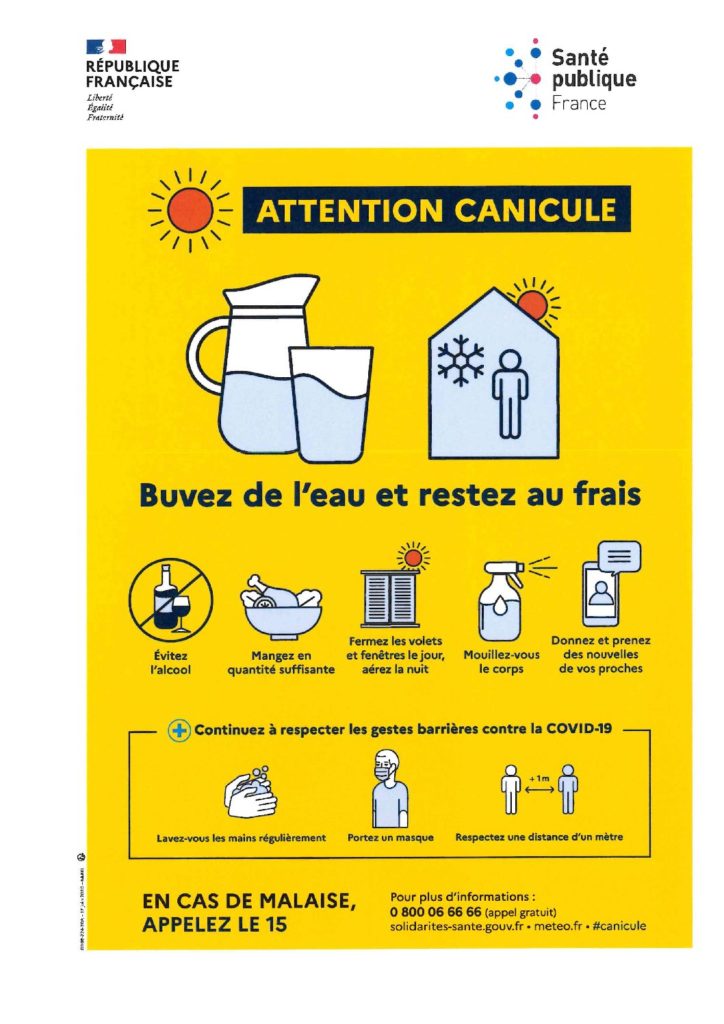 ATTENTION CANICULE