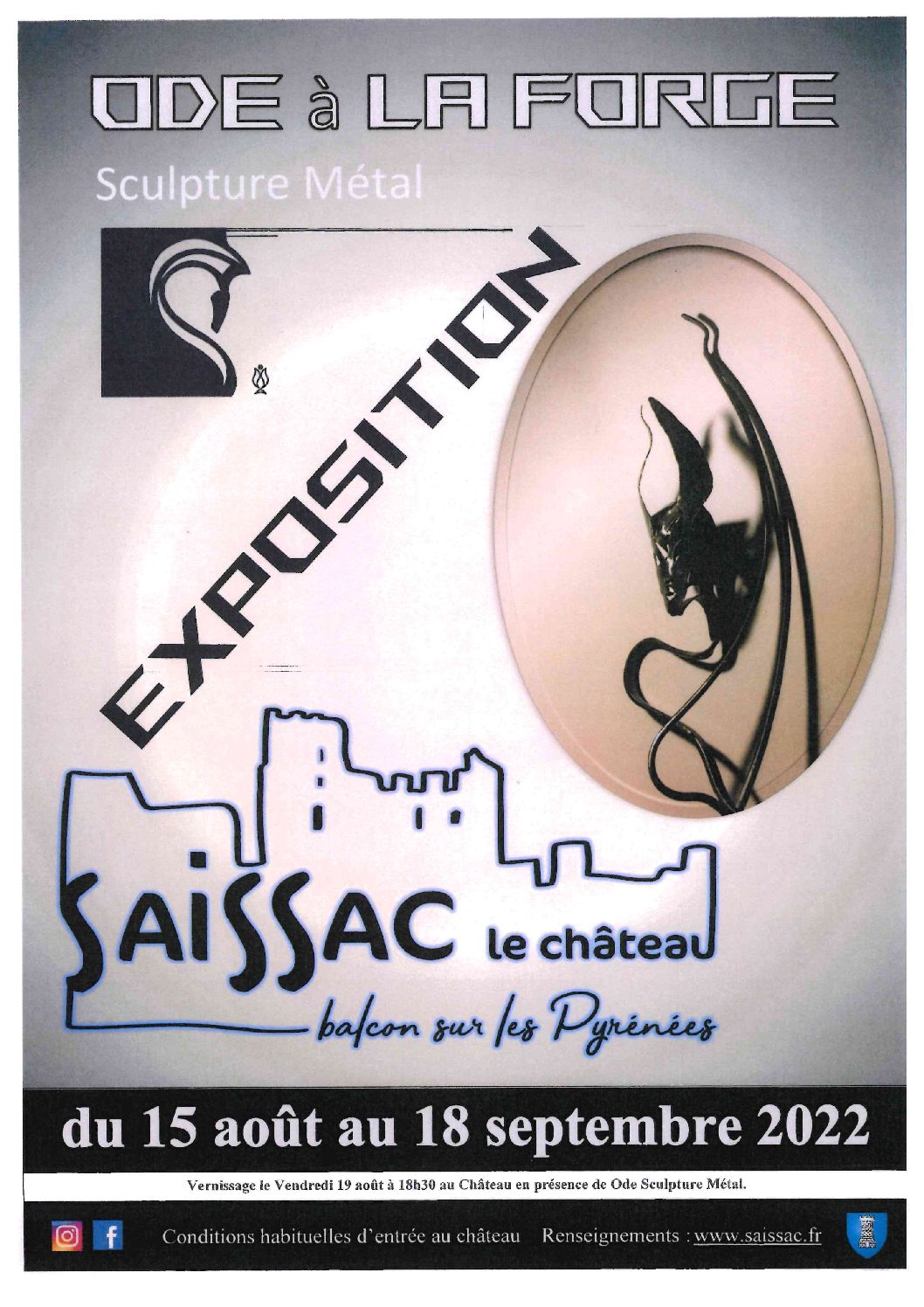 Exposition temporaire au château de Saissac