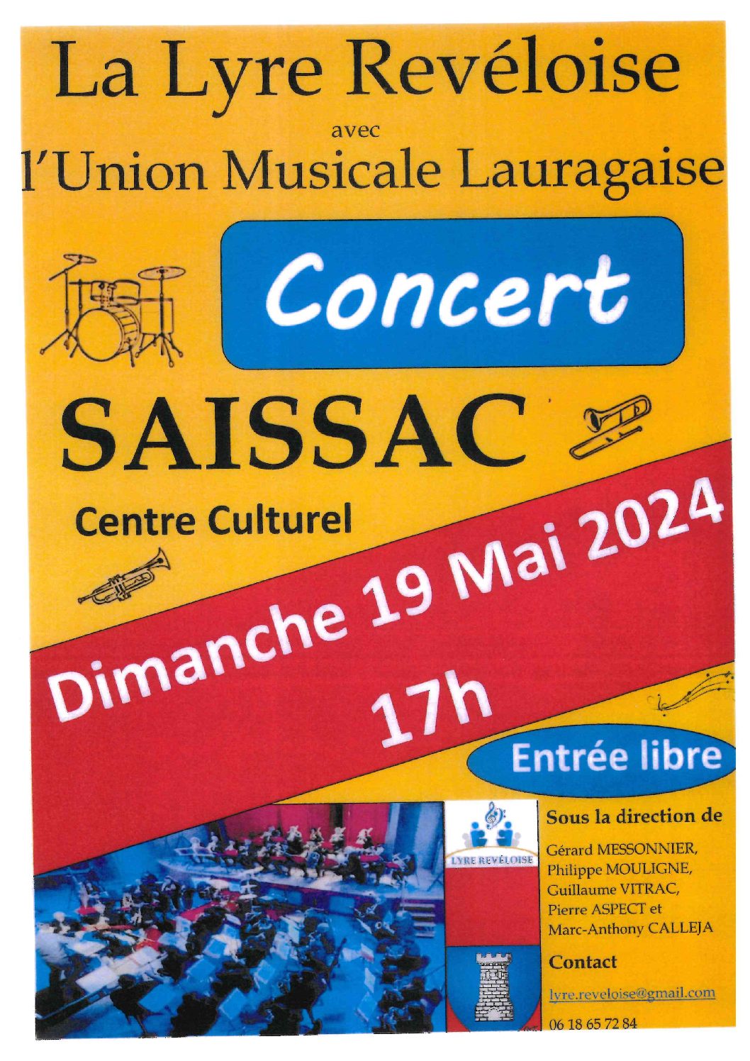 CONCERT AU CENTRE CULTUREL DE SAISSAC