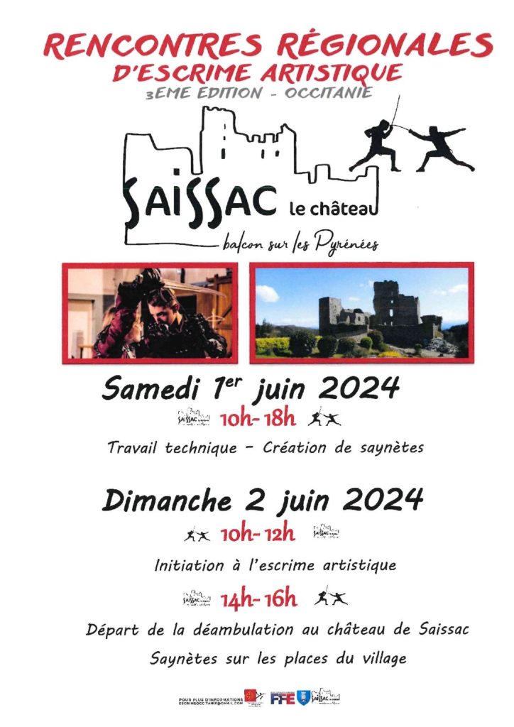 AU CHATEAU DE SAISSAC CE WEEK END