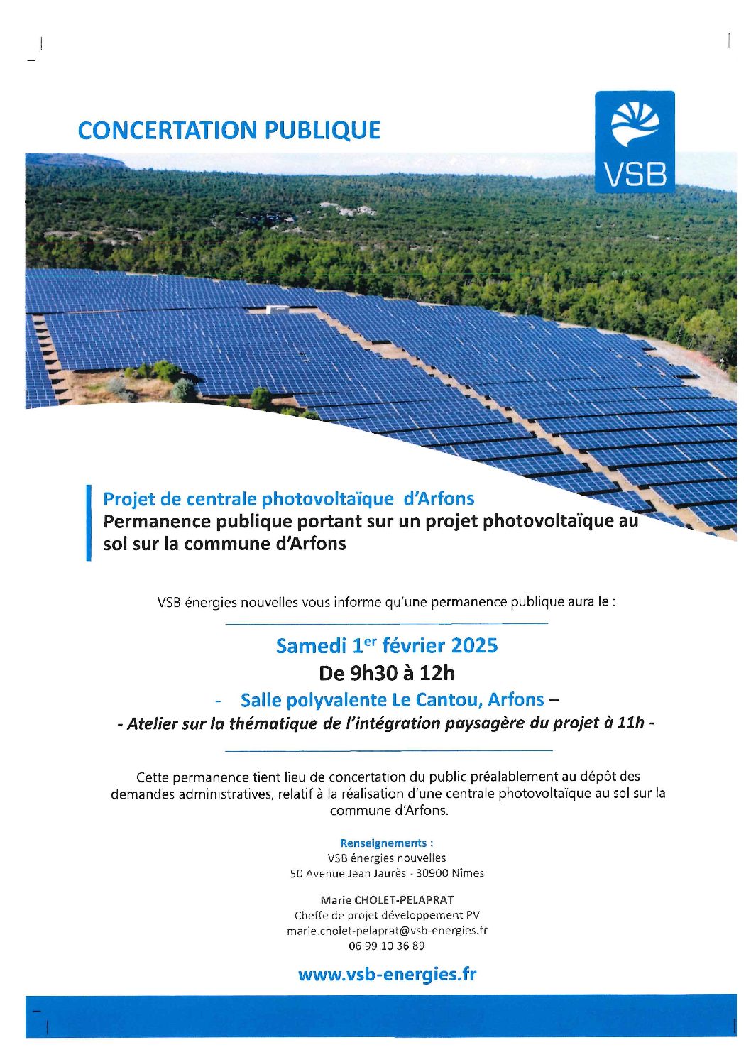 CONCERTATION PUBLIQUE