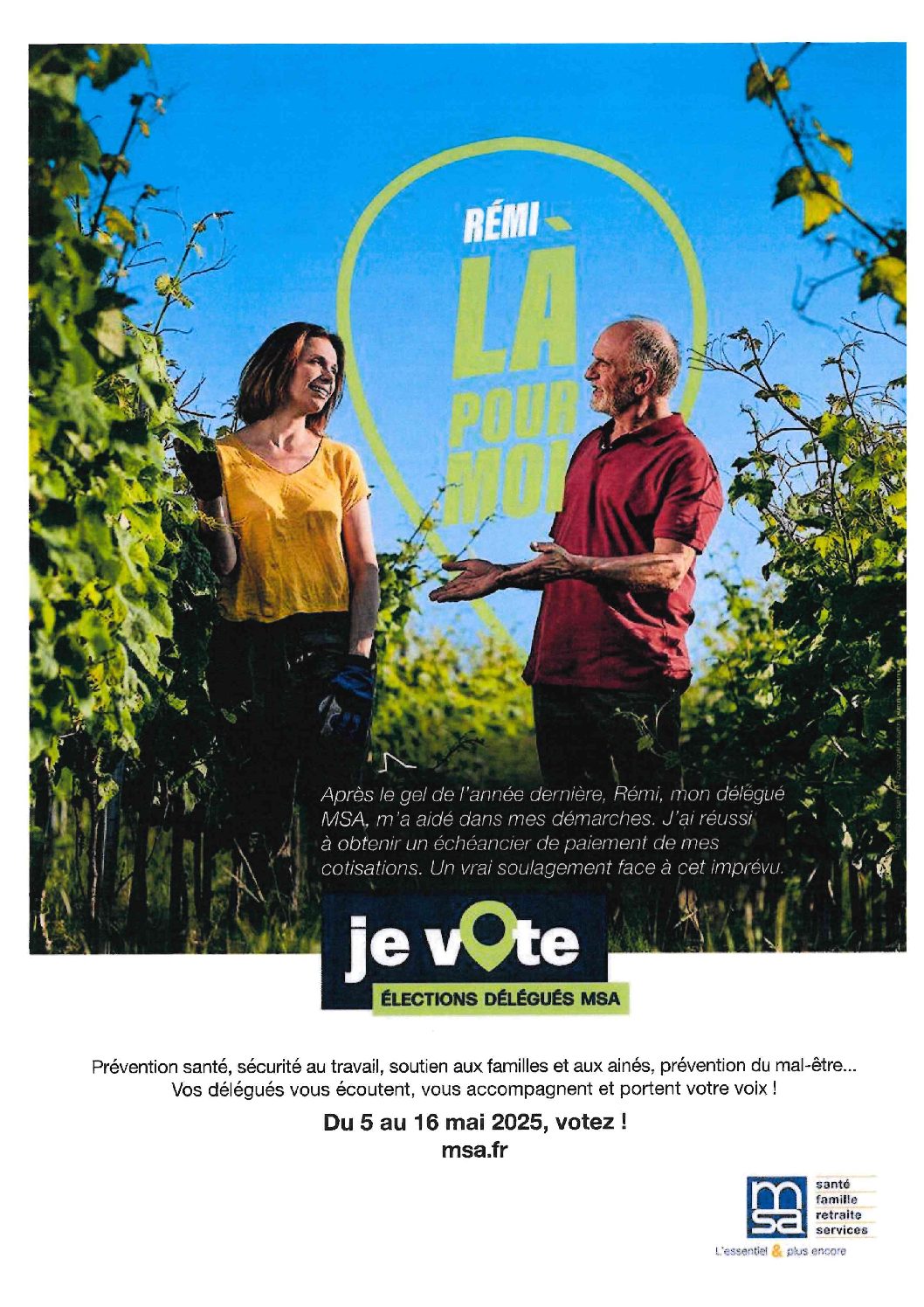 Elections délégués MSA