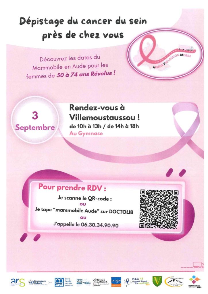 Dépistage du cancer du sein près de chez vous