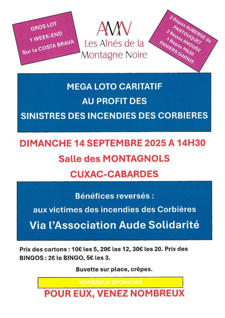 méga loto caritatif
