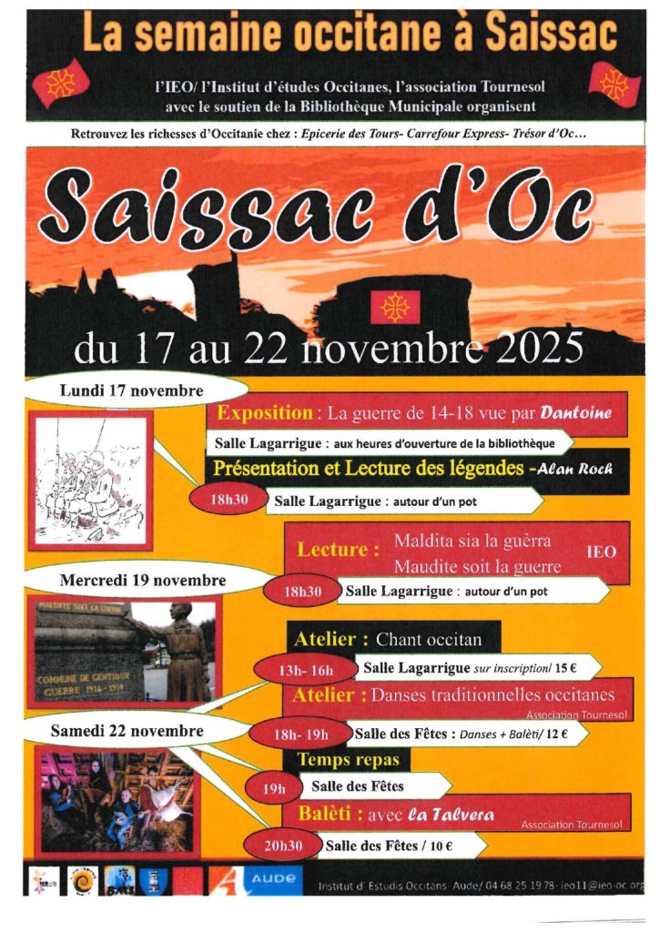 Semaine occitane à Saissac