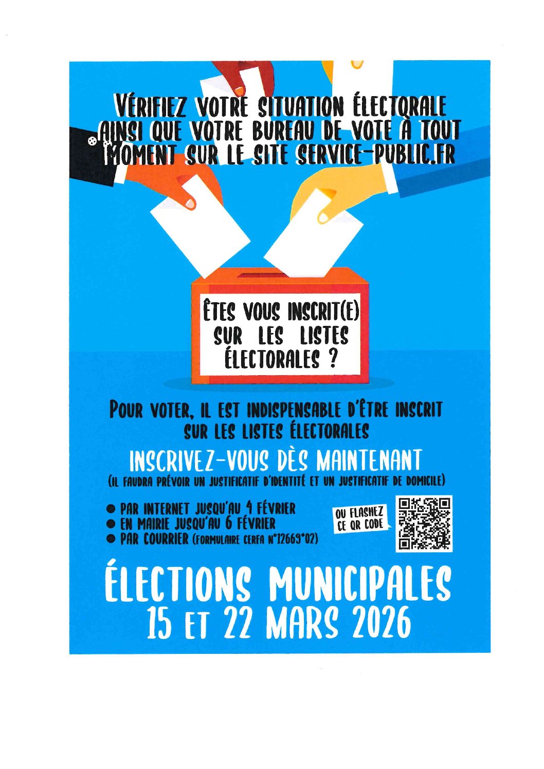 Inscription sur les listes électorales