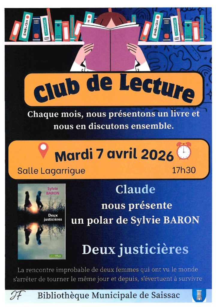 Club de lecture à la Bibliothèque Municipale de Saissac