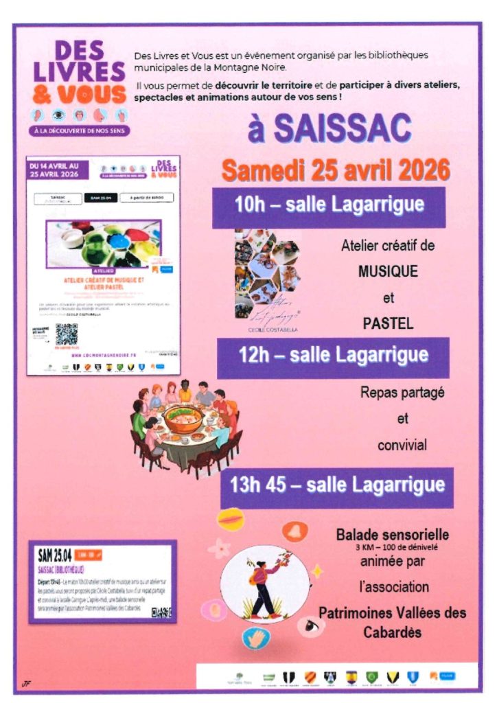 Des livres et Vous - A la Bibliothèque de Saissac