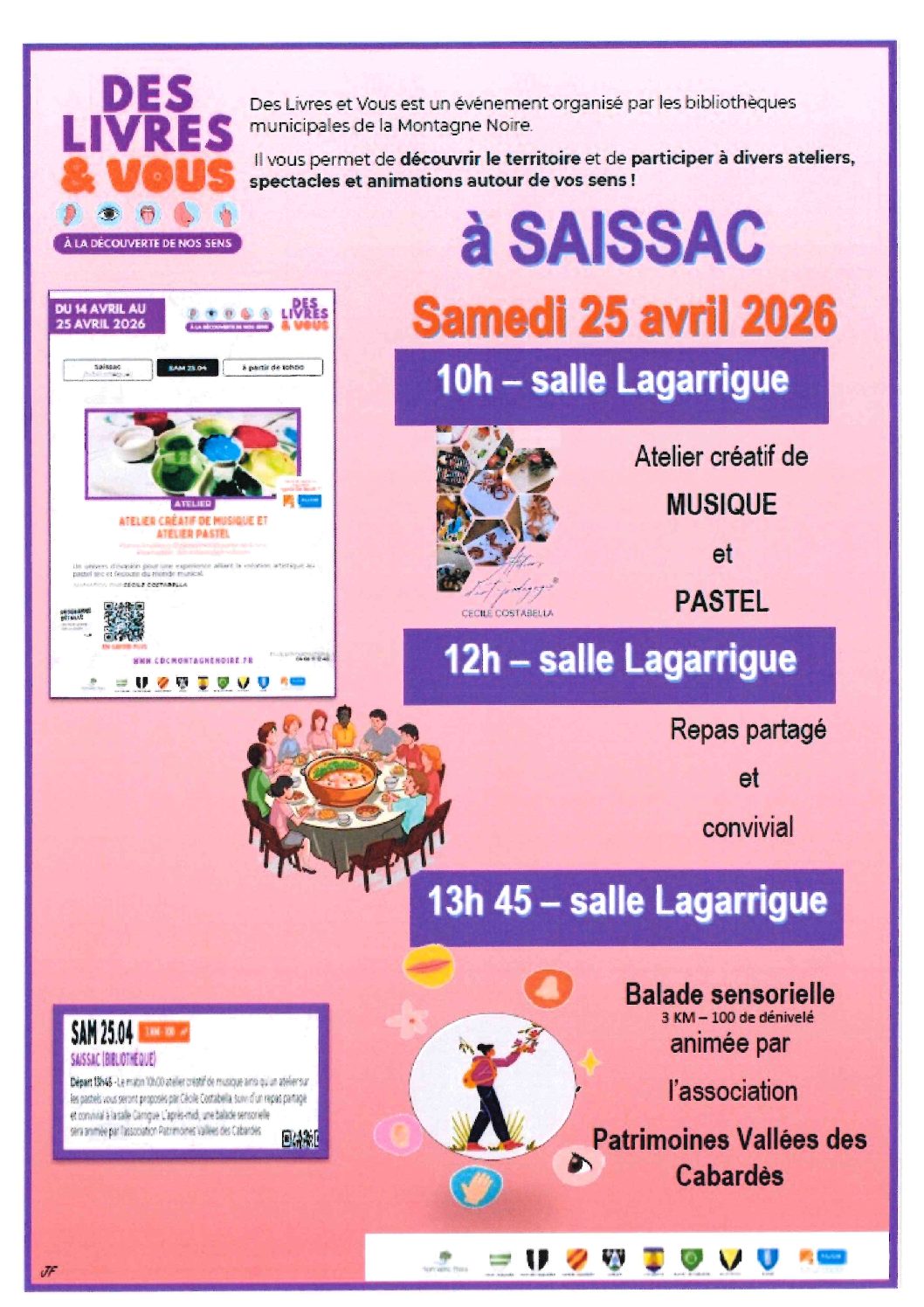 Des livres et Vous – A la Bibliothèque de Saissac