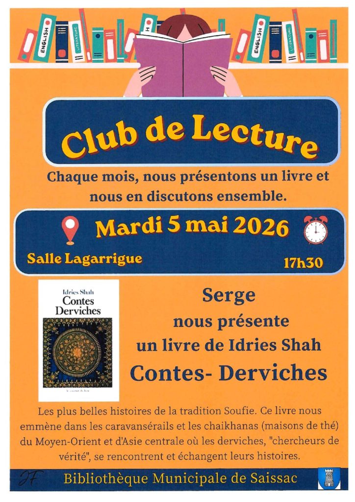 CLUB DE LECTURE - A LA BIBLIOTHEQUE DE SAISSAC
