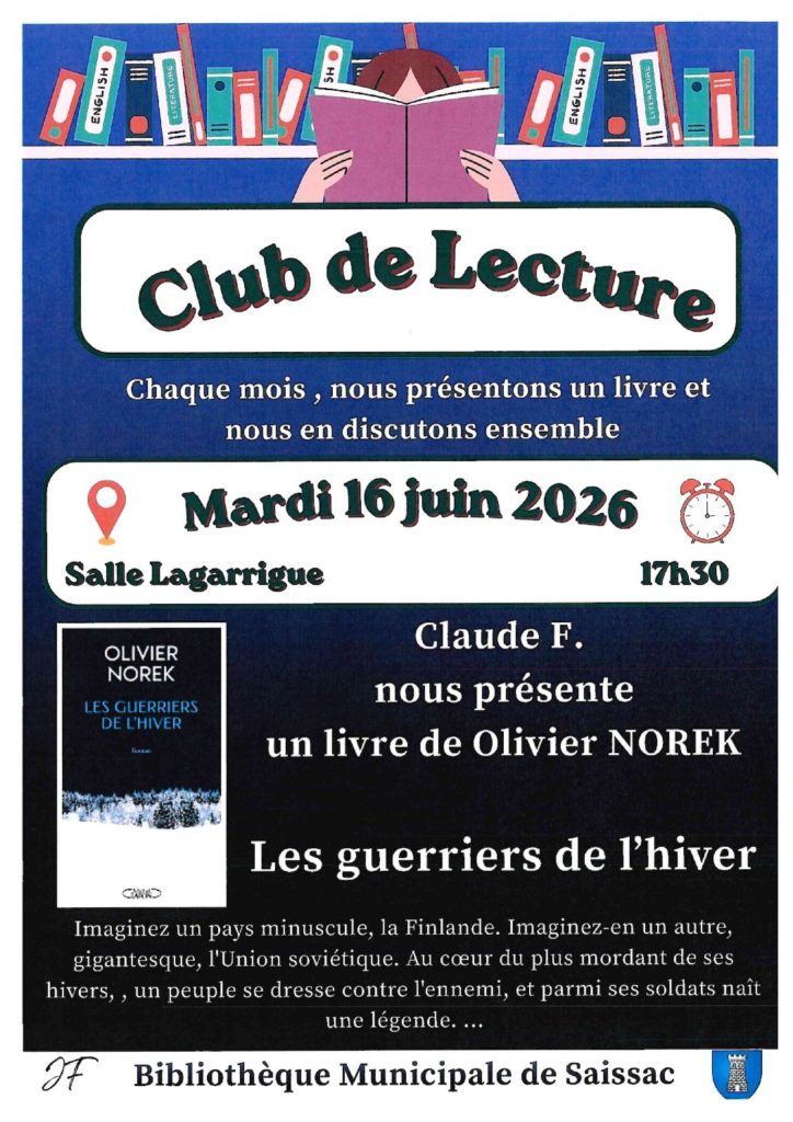 Club de lecture - Bibliothèque Municipale de Saissac