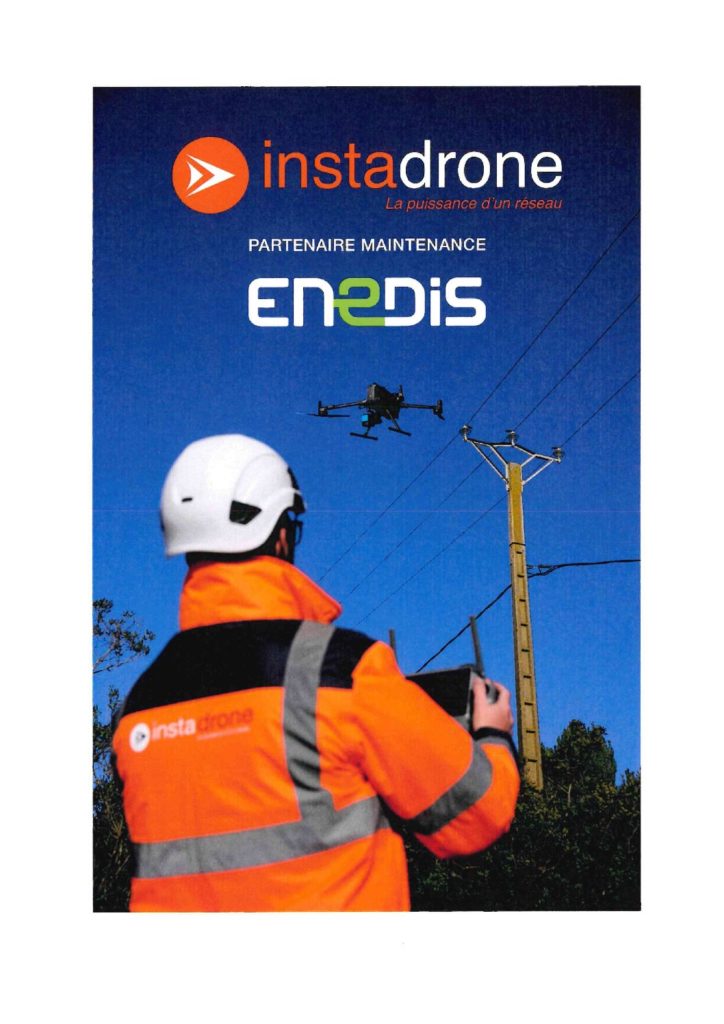 Information mission drone ENEDIS inspection élagage